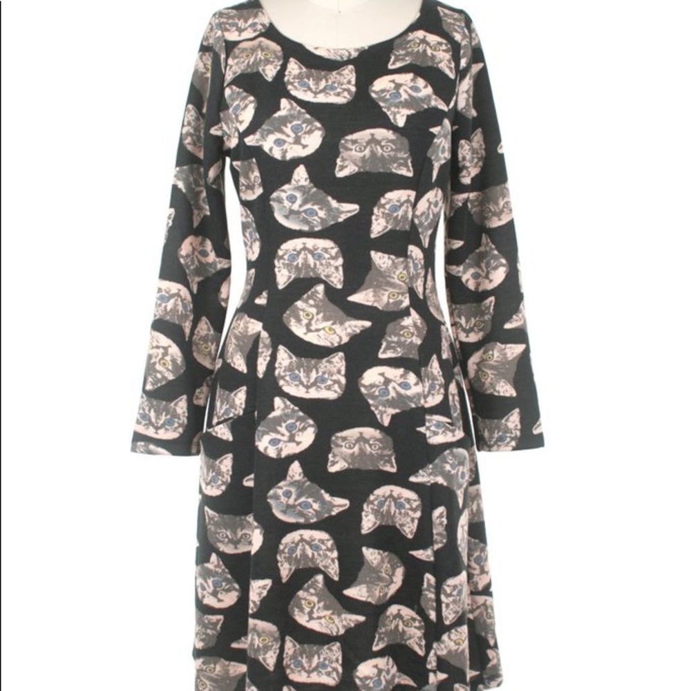 3x Frock Shop - ModCloth Cat sweater dress